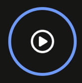 Animated progressbutton displaying the remaining seconds and a declining progress ring.