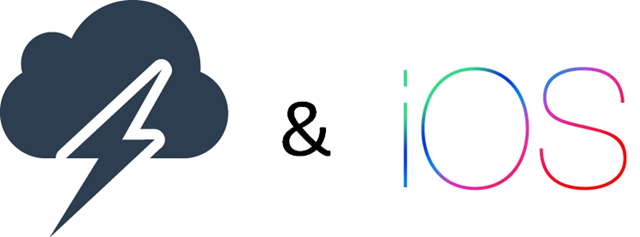 Title image showing the xamarin test cloud and ios logo